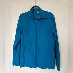 Nike Women's Teal Zip-Front Active Jacket Size XL
